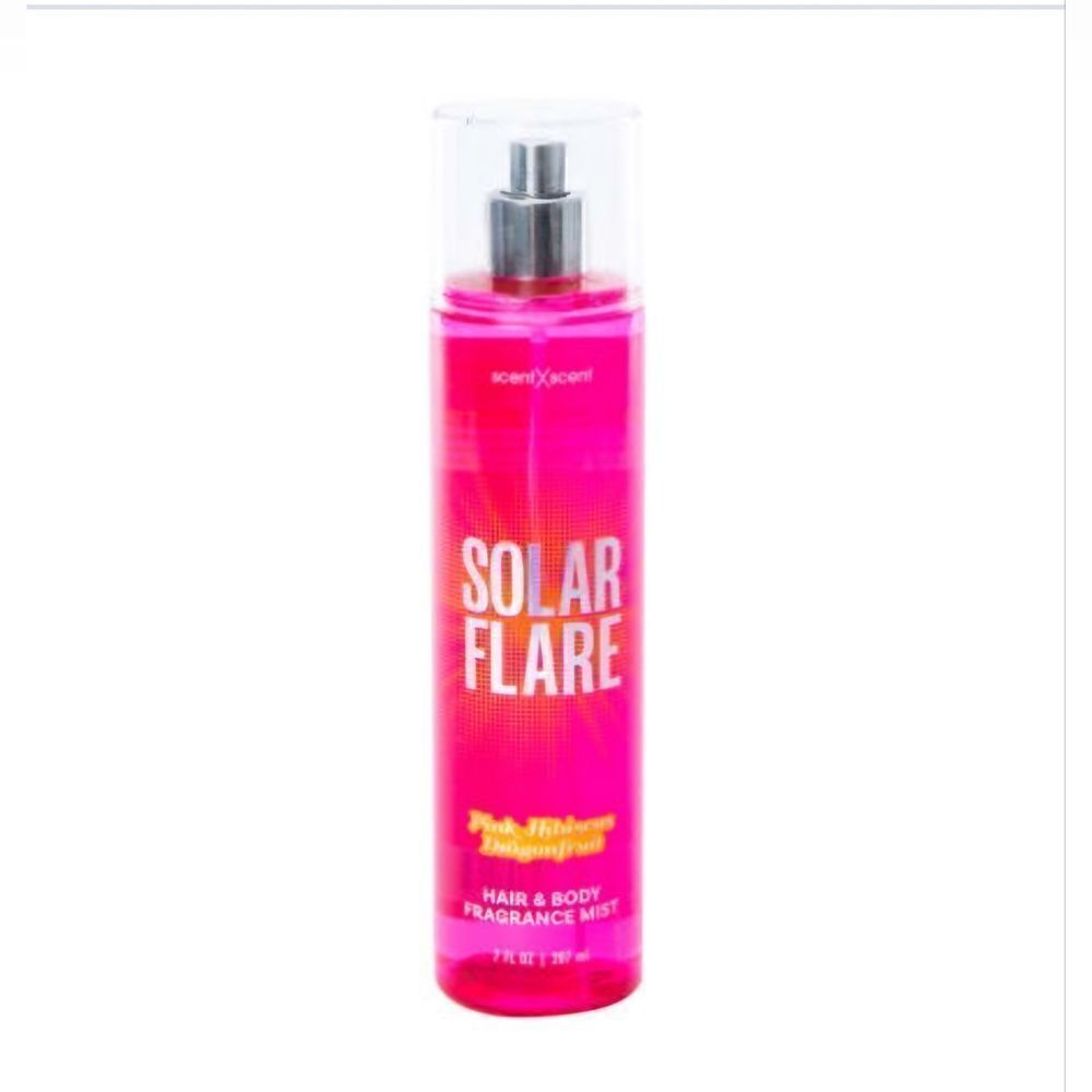 New! Solar Flare Hair and Body Spray 7 oz Pink Hibiscus and Dragonfruit
